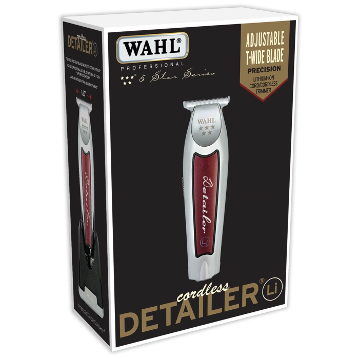 Wahl - Detailer Li Cordless Extremely Close Trimming, Crisp Clean Line, Extended Blade Cutting