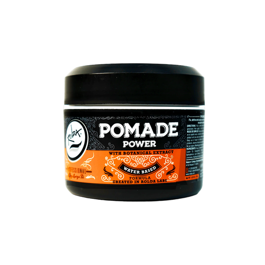 Rolda - Power Hair Pomade | Water Based Formula, High Hold, High Shine, Edge Control Gel, Flake-free