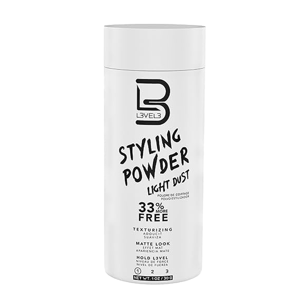 Level 3 - Light Hold Styling Powder - Natural Matte Hairstyle - Texturizing and Volumizing