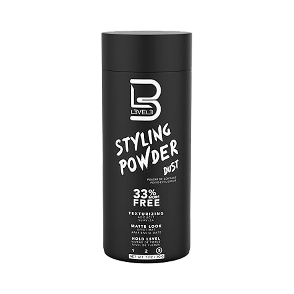 Level 3 - Styling Powder - Natural Look Mens Powder - Easy to Apply with No Oil or Greasy Residue